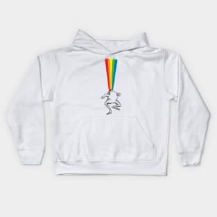 Frog Rainbow Kids Hoodie